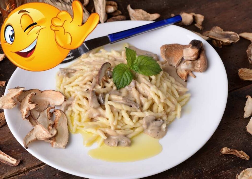 ricetta trofie funghi panna pancetta