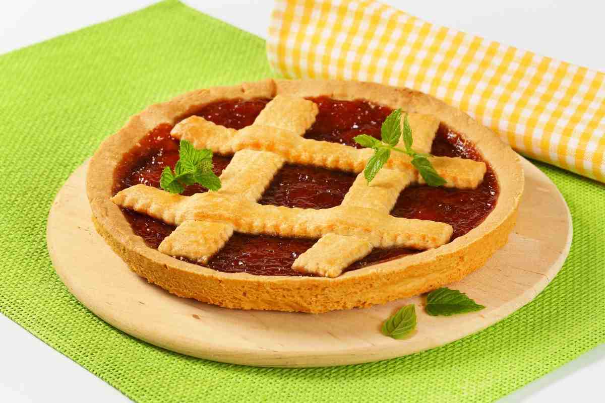 ricetta crostata marmellata fragole